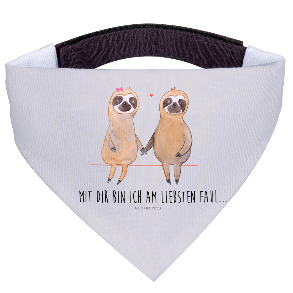 Hundehalstuch L Faultier Pärchen Hundehalstuch, Halstuch, Hunde, Tuch, groß, große Hunde, Faultier, Faultier Geschenk, Faultier Deko, Faultiere, faul, Lieblingstier, Liebe, Liebespaar, Faultierliebe, Faultierpärchen, verliebt, verlobt, gemeinsam, relaxen, Pärchen, Beziehung, Langsamkeit