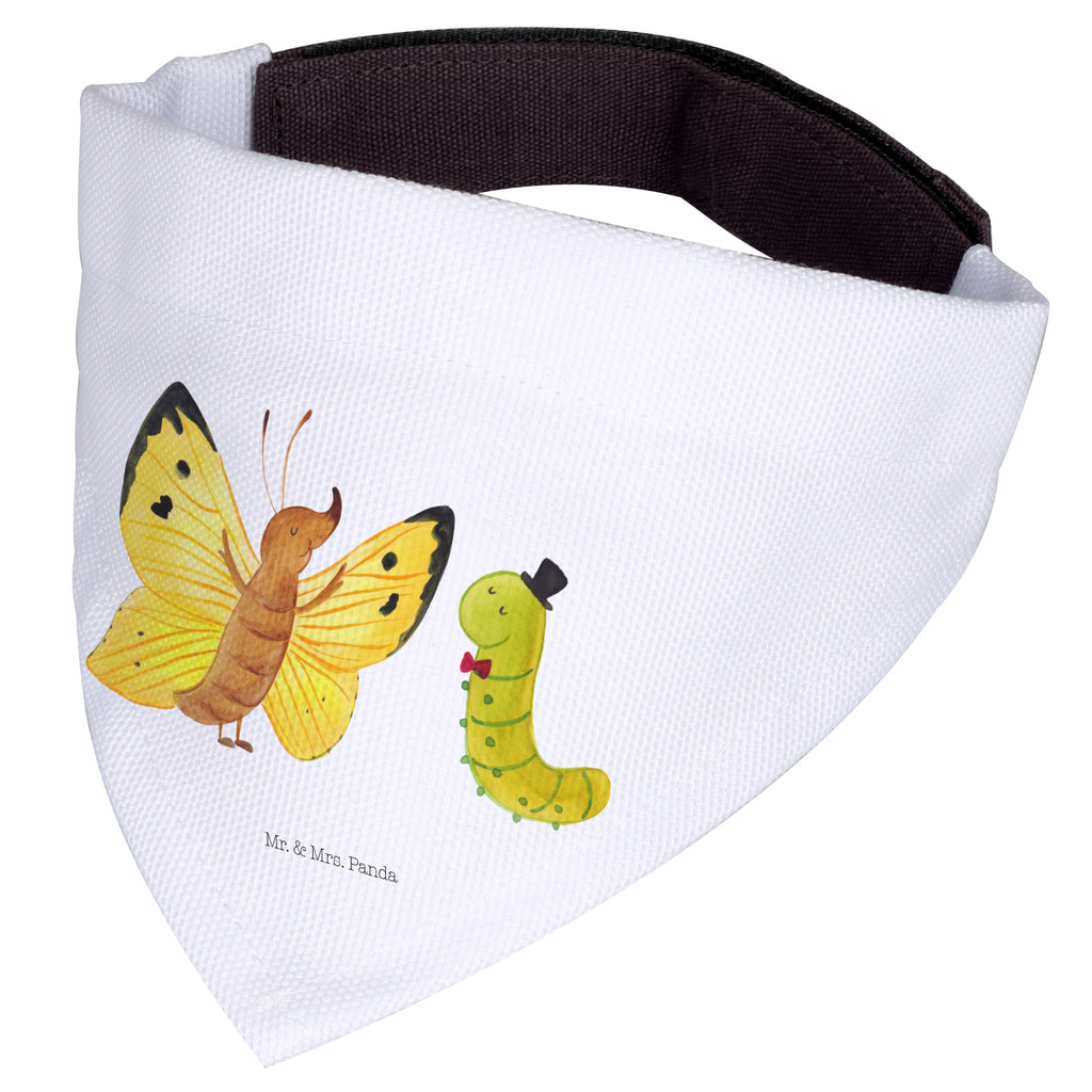 Hundehalstuch L Raupe & Schmetterling Hundehalstuch, Halstuch, Hunde, Tuch, groß, große Hunde, Tiermotive, Gute Laune, lustige Sprüche, Tiere, Raupe, Schmetterling, Zitronenfalter, Entwicklung, Erwachsen werden, Kokon, Hut, Hütchen, Schönheit, Aufwachsen