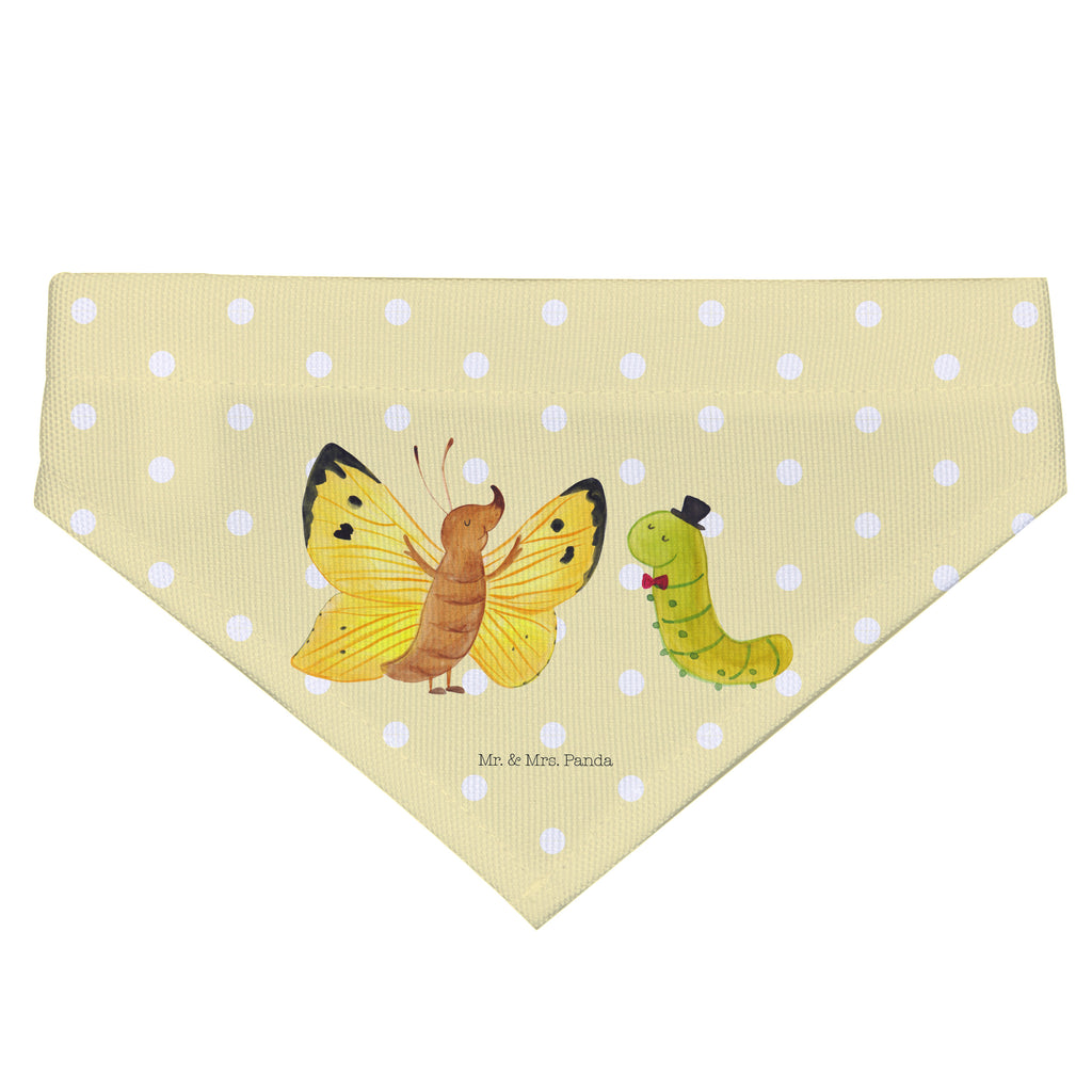 Hundehalstuch L Raupe & Schmetterling Hundehalstuch, Halstuch, Hunde, Tuch, groß, große Hunde, Tiermotive, Gute Laune, lustige Sprüche, Tiere, Raupe, Schmetterling, Zitronenfalter, Entwicklung, Erwachsen werden, Kokon, Hut, Hütchen, Schönheit, Aufwachsen