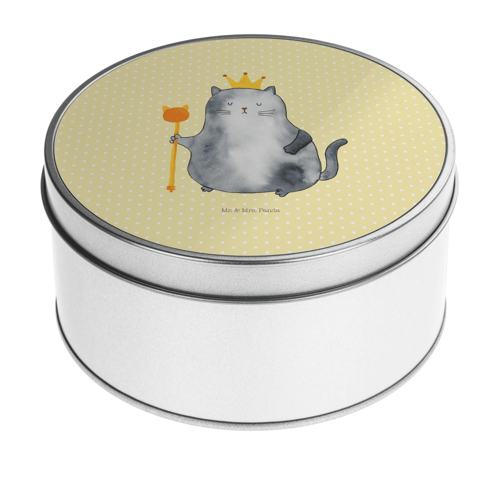Blechdose rund Katzen Koenig Metalldose, Keksdose, Dose, Vorratsdose, Geschenkbox, Katze, Katzenmotiv, Katzenfan, Katzendeko, Katzenfreund, Katzenliebhaber, Katzenprodukte, Katzenartikel, Katzenaccessoires, Katzensouvenirs, Katzenliebhaberprodukte, Katzenmotive, Katzen, Kater, Mietze, Cat, Cats, Katzenhalter, Katzenbesitzerin, Haustier, König, Königin, Queen, Familie, Mietzhaus, Wohnung, erste eigenen Wohnung, Umzug, Einzug