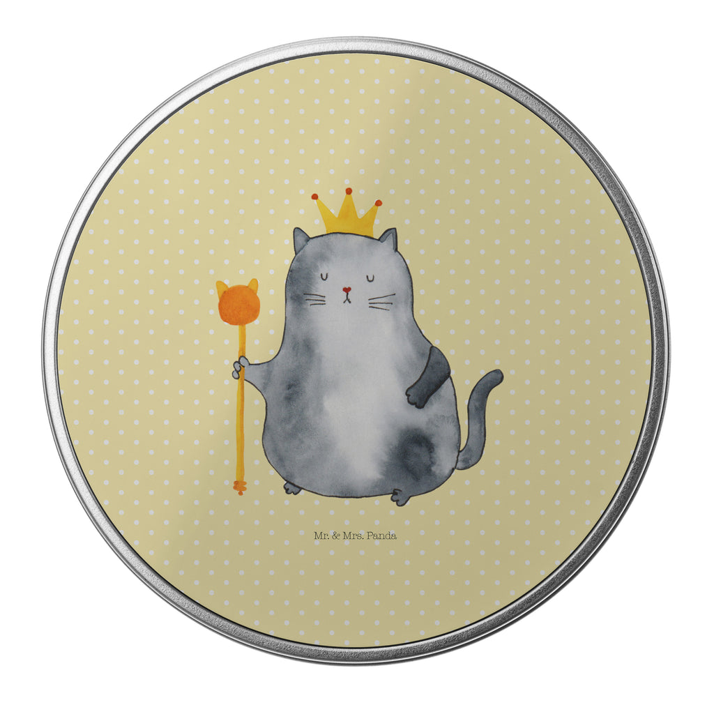 Blechdose rund Katzen Koenig Metalldose, Keksdose, Dose, Vorratsdose, Geschenkbox, Katze, Katzenmotiv, Katzenfan, Katzendeko, Katzenfreund, Katzenliebhaber, Katzenprodukte, Katzenartikel, Katzenaccessoires, Katzensouvenirs, Katzenliebhaberprodukte, Katzenmotive, Katzen, Kater, Mietze, Cat, Cats, Katzenhalter, Katzenbesitzerin, Haustier, König, Königin, Queen, Familie, Mietzhaus, Wohnung, erste eigenen Wohnung, Umzug, Einzug