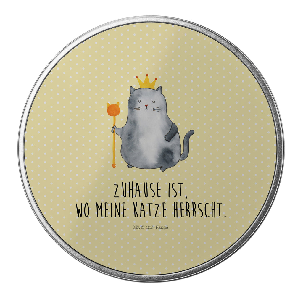 Blechdose rund Katzen Koenig Metalldose, Keksdose, Dose, Vorratsdose, Geschenkbox, Katze, Katzenmotiv, Katzenfan, Katzendeko, Katzenfreund, Katzenliebhaber, Katzenprodukte, Katzenartikel, Katzenaccessoires, Katzensouvenirs, Katzenliebhaberprodukte, Katzenmotive, Katzen, Kater, Mietze, Cat, Cats, Katzenhalter, Katzenbesitzerin, Haustier, König, Königin, Queen, Familie, Mietzhaus, Wohnung, erste eigenen Wohnung, Umzug, Einzug
