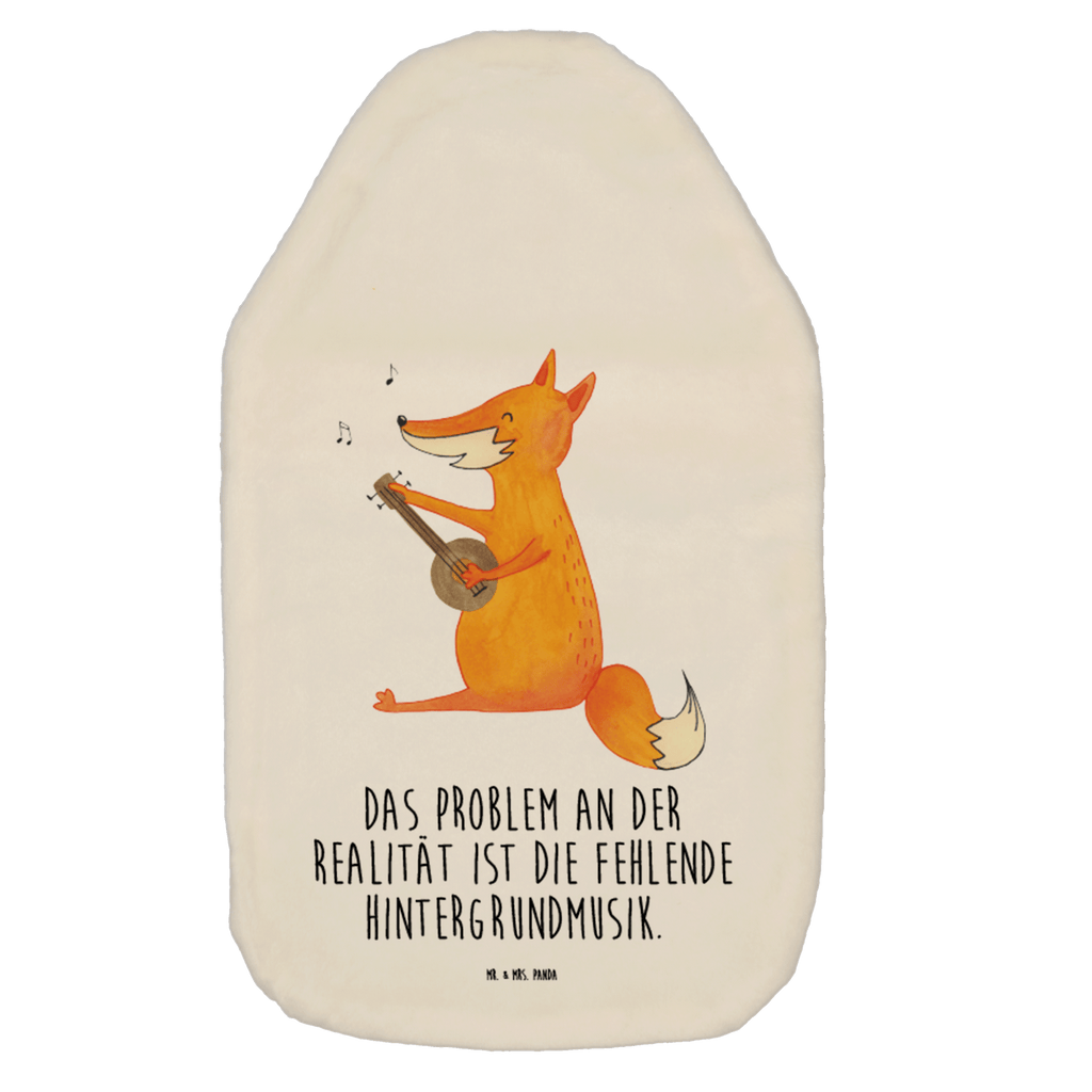 Wärmflasche Fuchs Gitarre Wärmekissen, Kinderwärmflasche, Körnerkissen, Wärmflaschenbezug, Wärmflasche mit Bezug, Fuchs, Füchse, Geschenk Musiker, Musik Spruch, Musikerin, Sänger, Sängerin, Gitarre