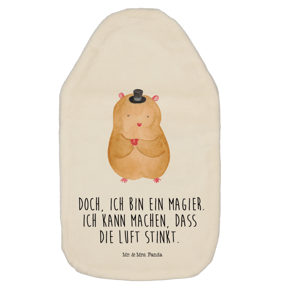 Wärmflasche Hamster mit Hut Wärmekissen, Kinderwärmflasche, Körnerkissen, Wärmflaschenbezug, Wärmflasche mit Bezug, Tiermotive, Gute Laune, lustige Sprüche, Tiere, Hamster, Hut, Magier, Zylinder, Zwerghamster, Zauberer, Houdini