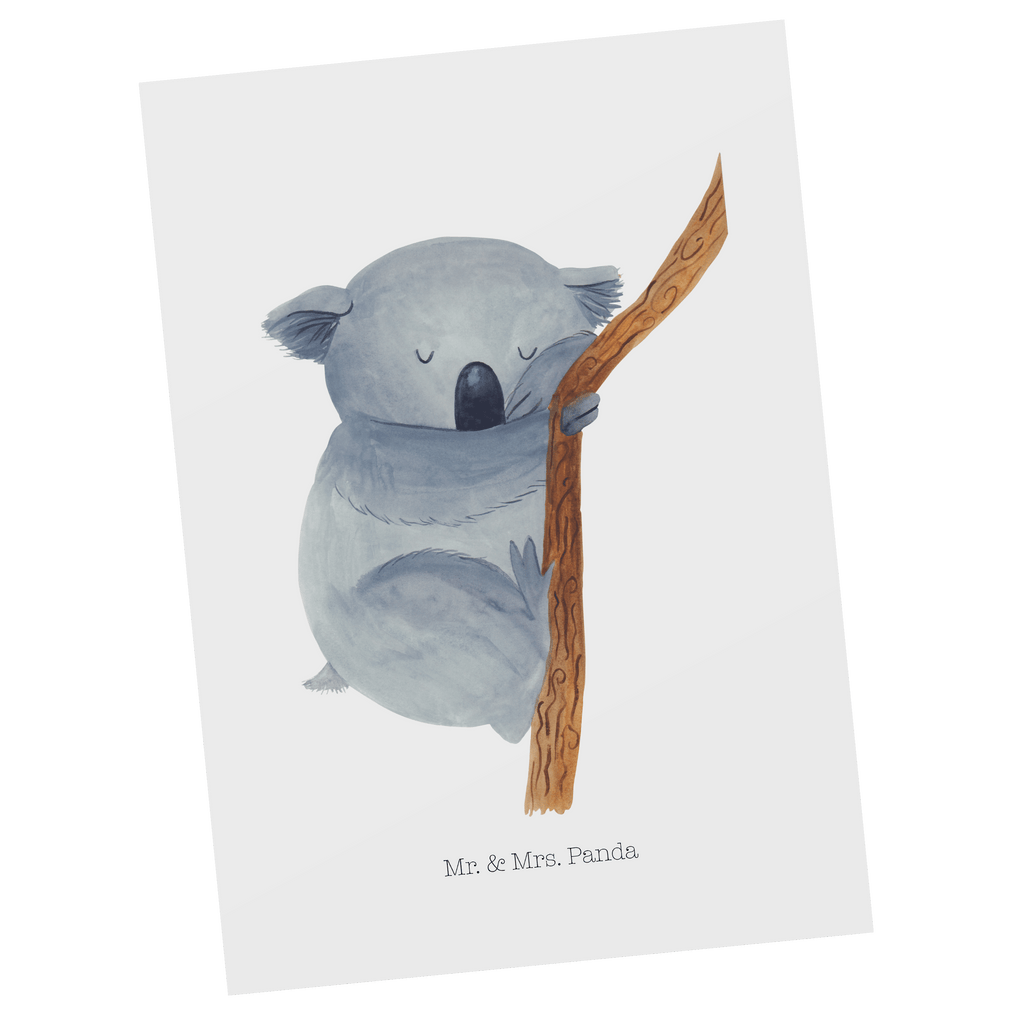 Postkarte Koalabär Geschenkkarte, Grußkarte, Karte, Einladung, Ansichtskarte, Geburtstagskarte, Einladungskarte, Dankeskarte, Tiermotive, Gute Laune, lustige Sprüche, Tiere, Koala, träumen, Traum, schlafen, Schlafzimmer, Traumland, Bär, Koalabär