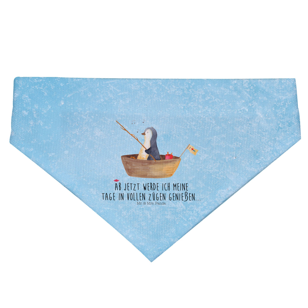 Hundehalstuch S Pinguin Angelboot Hundehalstuch, Halstuch, Hunde, Tuch, klein, kleine Hunde, Pinguin, Pinguine, Angeln, Boot, Angelboot, Lebenslust, Leben, genießen, Motivation, Neustart, Neuanfang, Trennung, Scheidung, Geschenkidee Liebeskummer