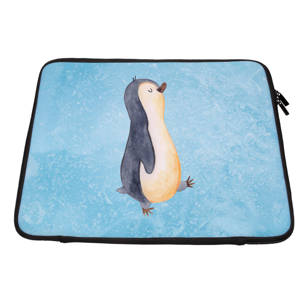 33 x 42 Notebook Tasche Pinguin marschierend Notebook Tasche, Laptop, Computertasche, Tasche, Schutzhülle, Pinguin, Pinguine, Frühaufsteher, Langschläfer, Bruder, Schwester, Familie