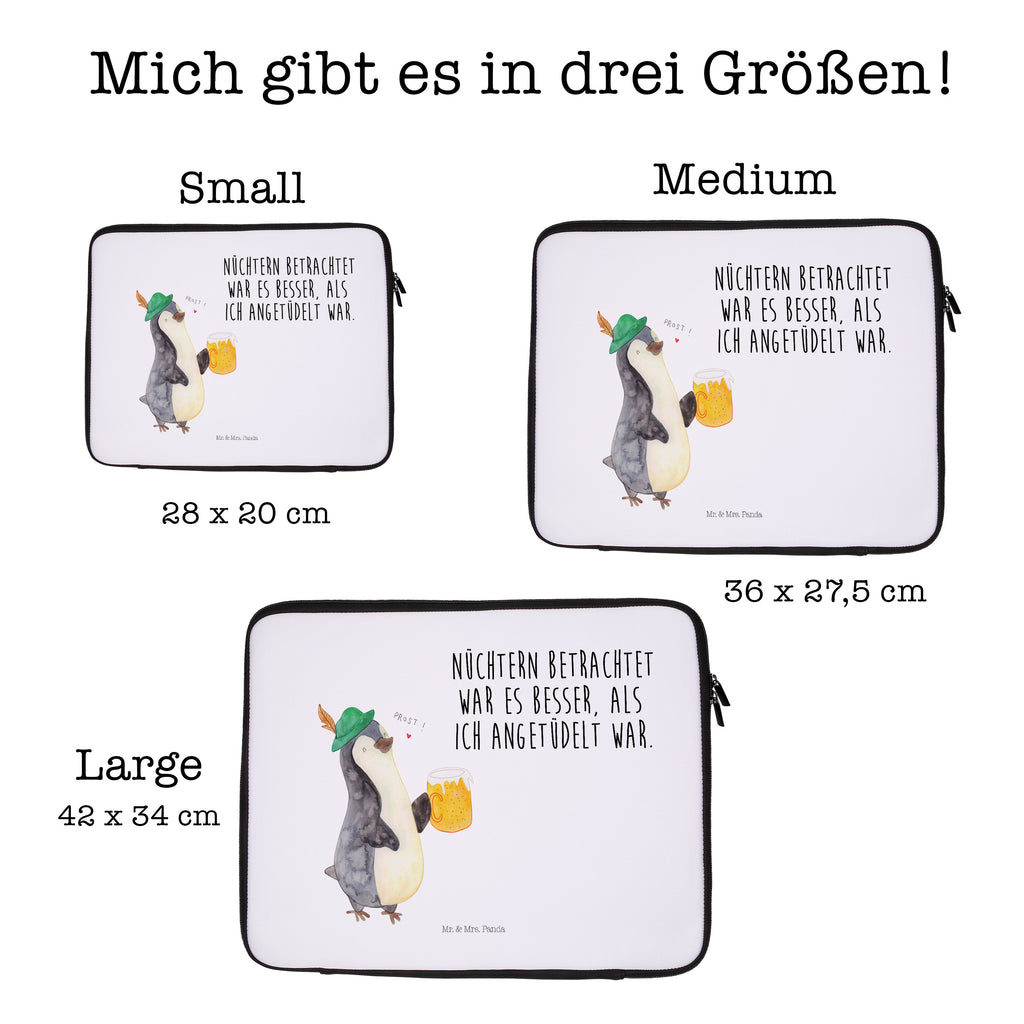 33 x 42 Notebook Tasche Pinguin Bier Notebook Tasche, Laptop, Computertasche, Tasche, Schutzhülle, Pinguin, Pinguine, Bier, Oktoberfest