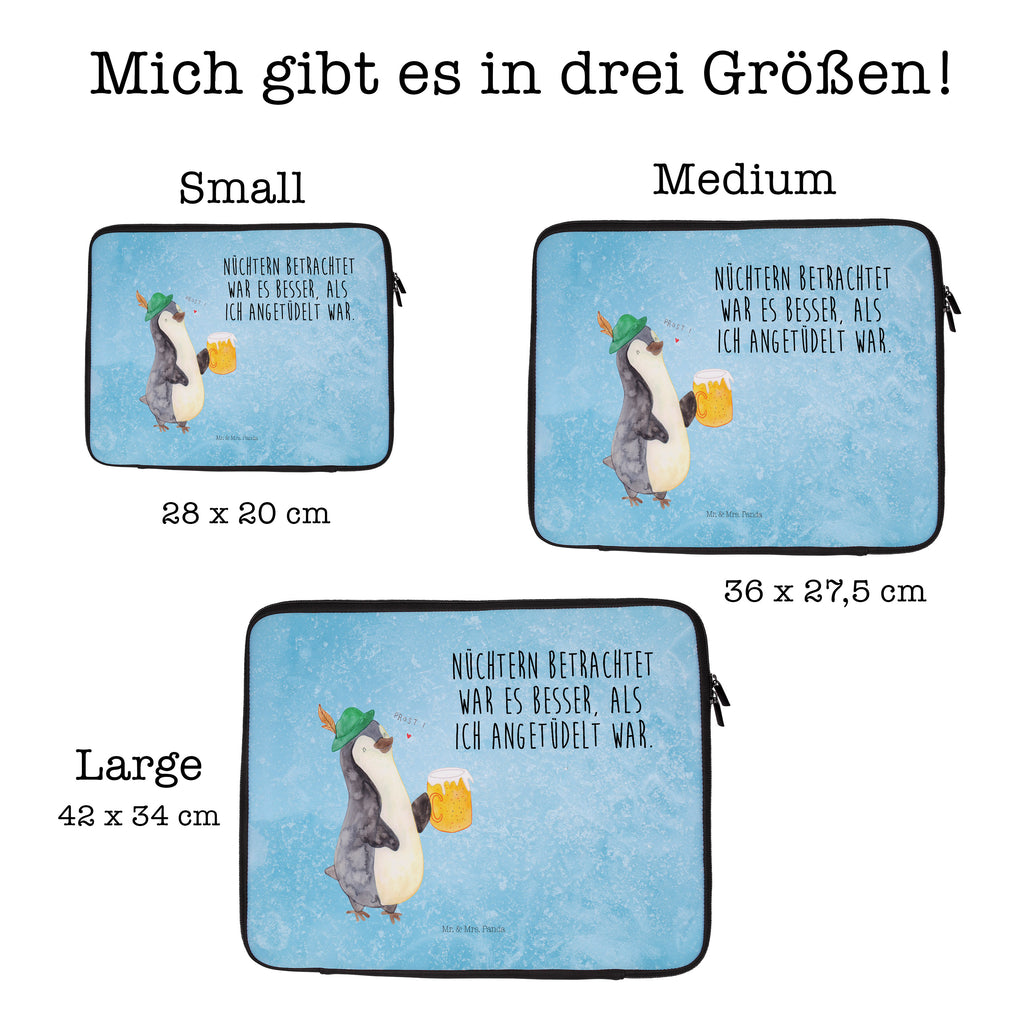 33 x 42 Notebook Tasche Pinguin Bier Notebook Tasche, Laptop, Computertasche, Tasche, Schutzhülle, Pinguin, Pinguine, Bier, Oktoberfest
