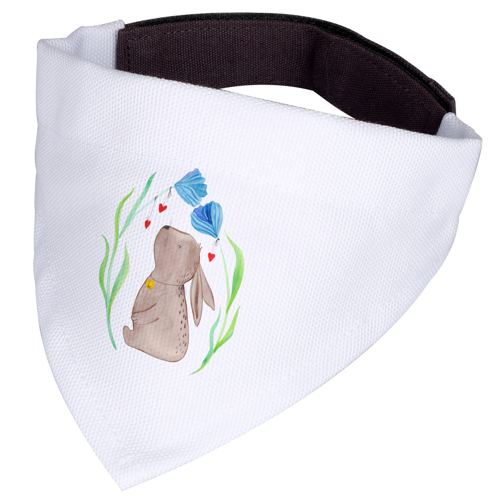 Hundehalstuch M Hase Blume Hundehalstuch, Halstuch, Hunde, Tuch, mittel, mittelgroße Hunde, Ostern, Osterhase, Ostergeschenke, Osternest, Osterdeko, Geschenk zu Ostern, Hase, Kaninchen, Kind, Taufe, Taufgeschenk, Geburt, Schwangerschaft, erstes Kind, Kindergeburtstag, Geburtstag, Hoffnung, Träume