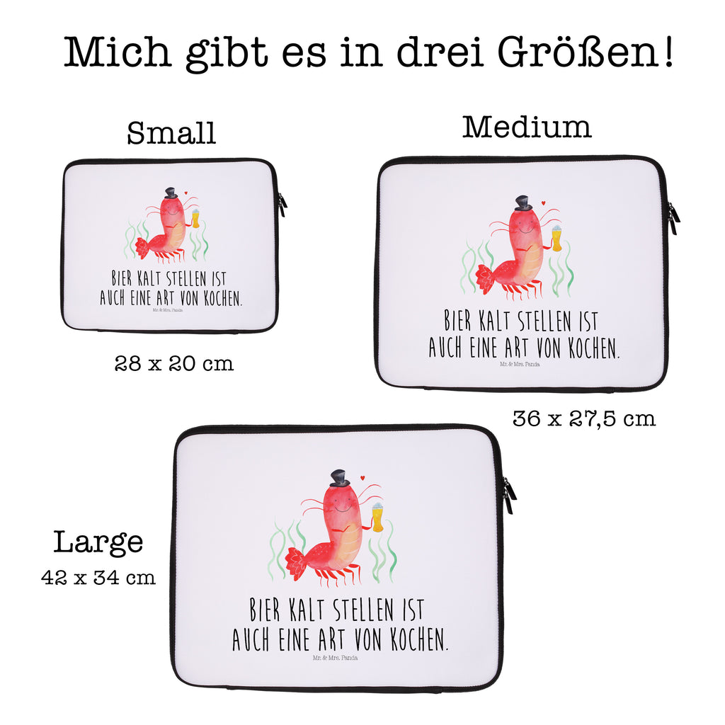 20 x 28 Notebook Tasche  Hummer mit Weizen Notebook Tasche, Laptop, Computertasche, Tasche, Meerestiere, Meer, Urlaub, Garnele, Garnelen, Bier, Kochen, Männerhaushalt, Junggeselle, Junggesellin, Bierliebhaber, Kneipe, Gasthaus, Wirtschaft