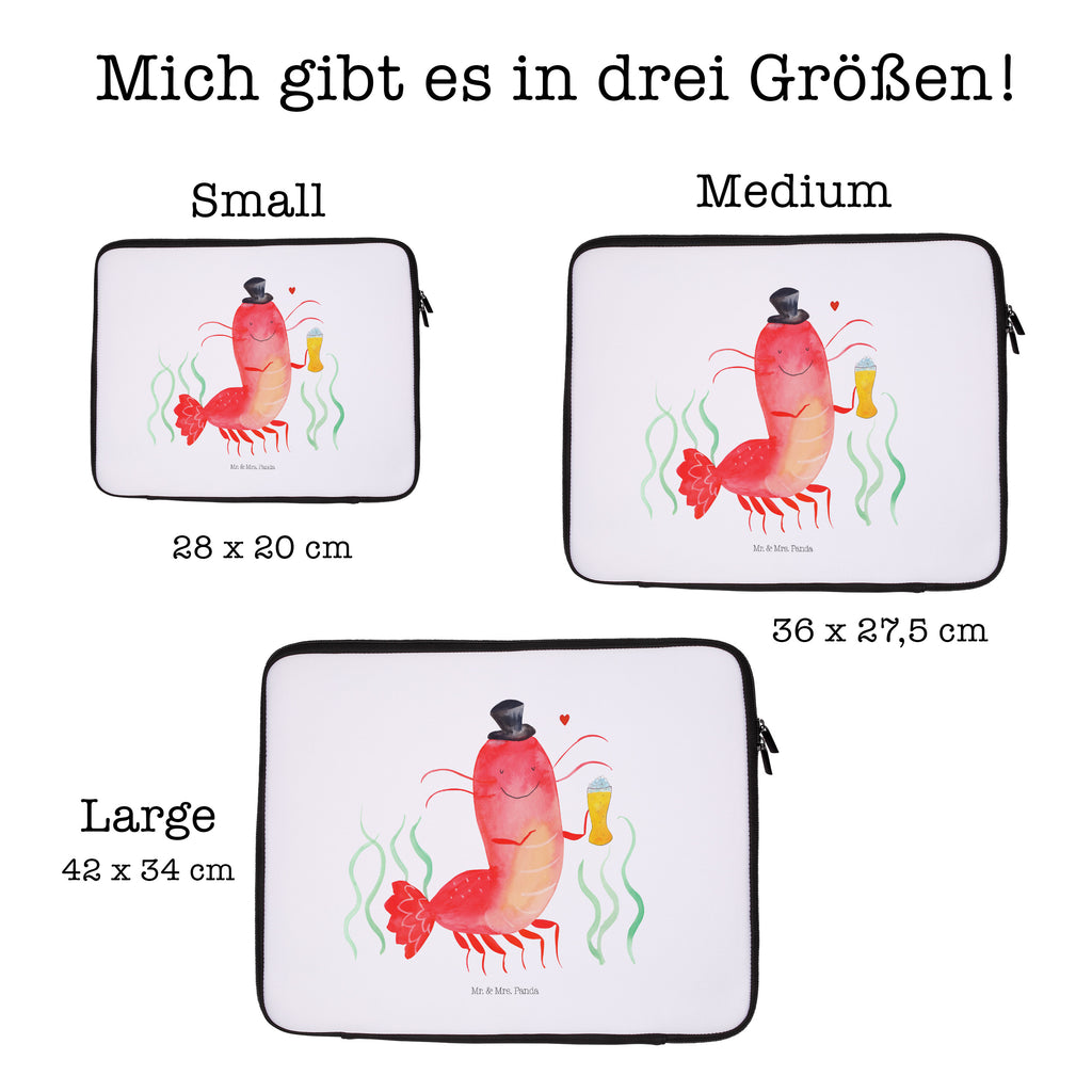 20 x 28 Notebook Tasche  Hummer mit Weizen Notebook Tasche, Laptop, Computertasche, Tasche, Meerestiere, Meer, Urlaub, Garnele, Garnelen, Bier, Kochen, Männerhaushalt, Junggeselle, Junggesellin, Bierliebhaber, Kneipe, Gasthaus, Wirtschaft
