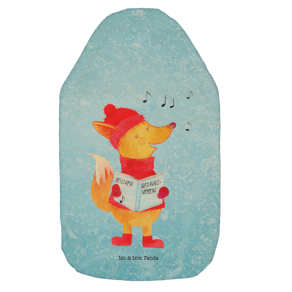 Wärmflasche Fuchs Sänger Wärmekissen, Kinderwärmflasche, Körnerkissen, Wärmflaschenbezug, Wärmflasche mit Bezug, Winter, Weihnachten, Weihnachtsdeko, Nikolaus, Advent, Heiligabend, Wintermotiv, Fuchs, Füchse, Sänger, Geschenk Sänger, Singen, Weihnachtslieder