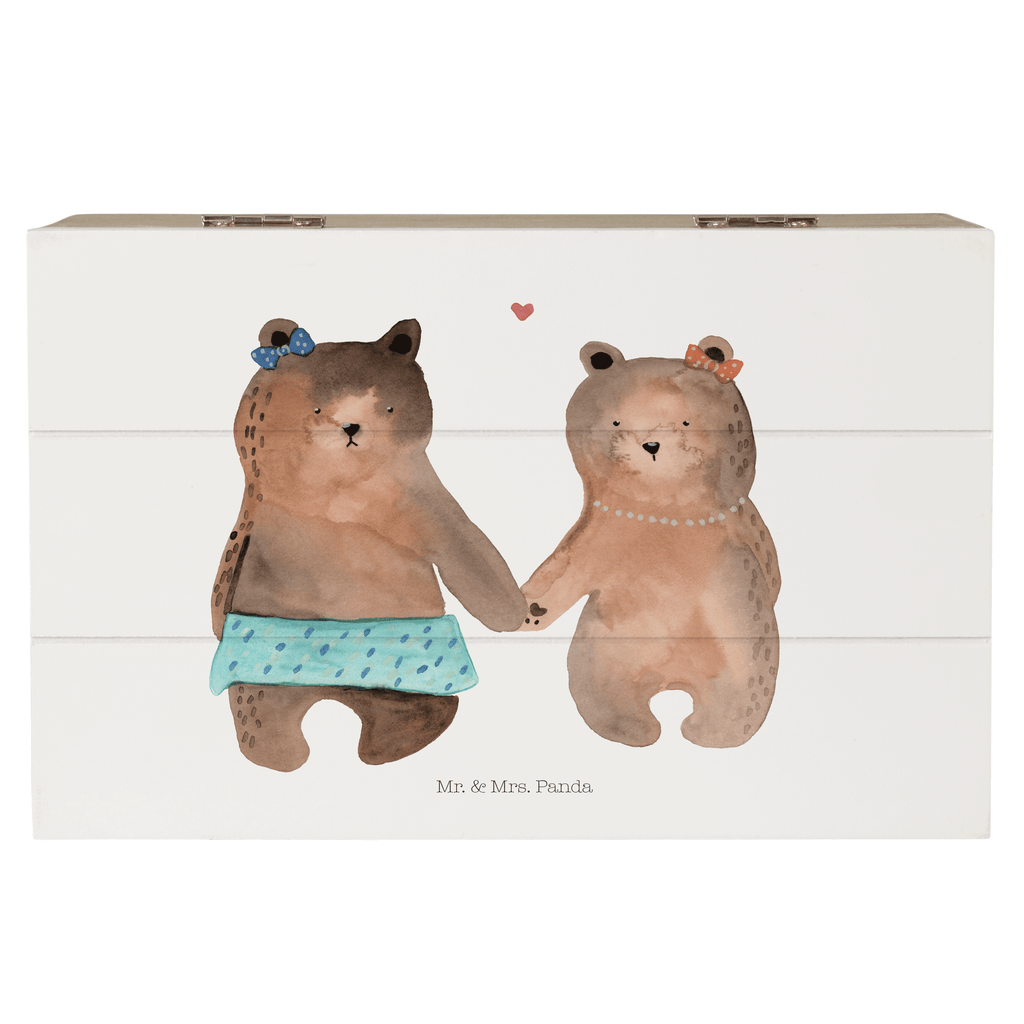 Holzkiste Bär Freundin Holzkiste, Kiste, Schatzkiste, Truhe, Schatulle, XXL, Erinnerungsbox, Erinnerungskiste, Dekokiste, Aufbewahrungsbox, Bär, Teddy, Teddybär, Bär Freundin Beste Freund Liebe Liebesbeweis Verliebt Kumpel Kumpeliene