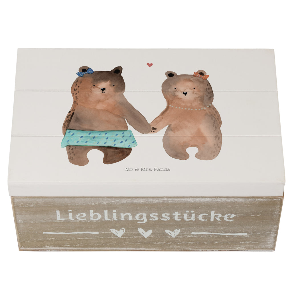 Holzkiste Bär Freundin Holzkiste, Kiste, Schatzkiste, Truhe, Schatulle, XXL, Erinnerungsbox, Erinnerungskiste, Dekokiste, Aufbewahrungsbox, Bär, Teddy, Teddybär, Bär Freundin Beste Freund Liebe Liebesbeweis Verliebt Kumpel Kumpeliene