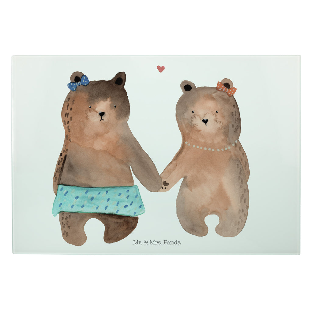 XL Glas Schneidbrett Bär Freundin Glasschneidebrett, Schneidebrett, Frühstücksbrett, Küche, Bär, Teddy, Teddybär, Bär Freundin Beste Freund Liebe Liebesbeweis Verliebt Kumpel Kumpeliene