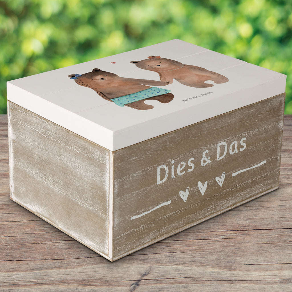 Holzkiste Bär Freundin Holzkiste, Kiste, Schatzkiste, Truhe, Schatulle, XXL, Erinnerungsbox, Erinnerungskiste, Dekokiste, Aufbewahrungsbox, Bär, Teddy, Teddybär, Bär Freundin Beste Freund Liebe Liebesbeweis Verliebt Kumpel Kumpeliene