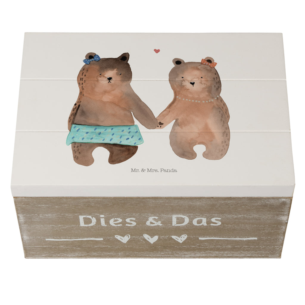 Holzkiste Bär Freundin Holzkiste, Kiste, Schatzkiste, Truhe, Schatulle, XXL, Erinnerungsbox, Erinnerungskiste, Dekokiste, Aufbewahrungsbox, Bär, Teddy, Teddybär, Bär Freundin Beste Freund Liebe Liebesbeweis Verliebt Kumpel Kumpeliene