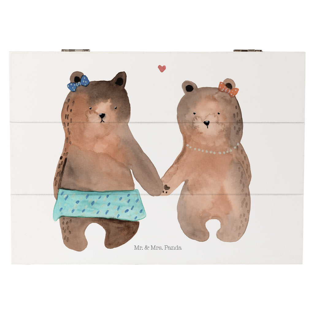 Holzkiste Bär Freundin Holzkiste, Kiste, Schatzkiste, Truhe, Schatulle, XXL, Erinnerungsbox, Erinnerungskiste, Dekokiste, Aufbewahrungsbox, Bär, Teddy, Teddybär, Bär Freundin Beste Freund Liebe Liebesbeweis Verliebt Kumpel Kumpeliene