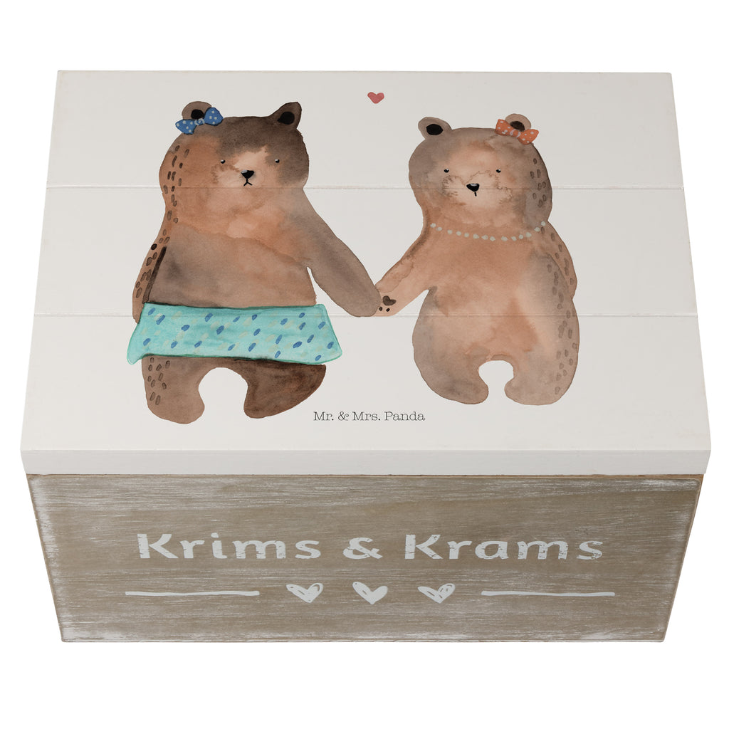 Holzkiste Bär Freundin Holzkiste, Kiste, Schatzkiste, Truhe, Schatulle, XXL, Erinnerungsbox, Erinnerungskiste, Dekokiste, Aufbewahrungsbox, Bär, Teddy, Teddybär, Bär Freundin Beste Freund Liebe Liebesbeweis Verliebt Kumpel Kumpeliene