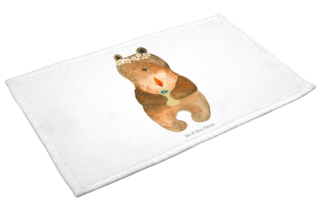 Gäste Handtuch Kommunion-Bär Gästetuch, Reisehandtuch, Sport Handtuch, Frottier, Kinder Handtuch, Bär, Teddy, Teddybär, Kommunion, Gottes Segen, Taufkerze, katholisch