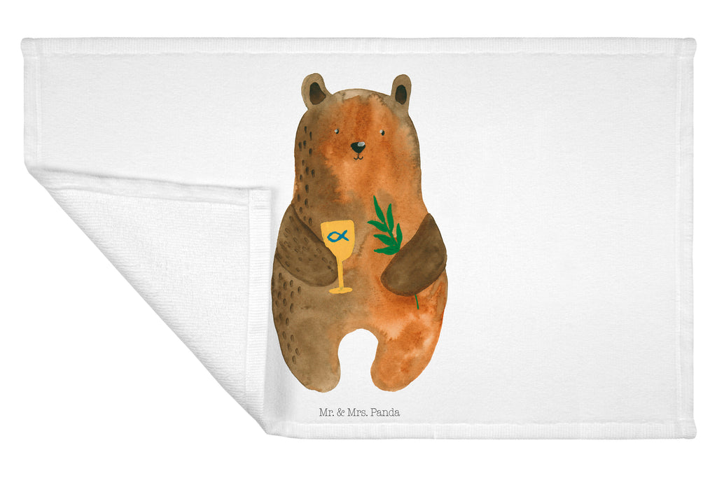 Gäste Handtuch Konfirmation-Bär Gästetuch, Reisehandtuch, Sport Handtuch, Frottier, Kinder Handtuch, Bär, Teddy, Teddybär, Konfirmation, Kirche, evangelisch, Gottesdienst