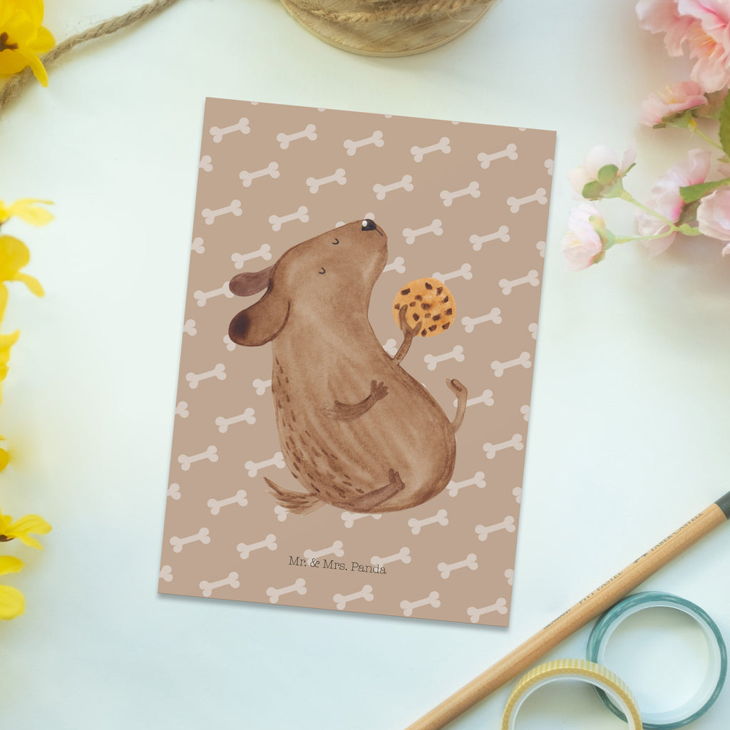 Postkarte Hund Keks Geschenkkarte, Grußkarte, Karte, Einladung, Ansichtskarte, Geburtstagskarte, Einladungskarte, Dankeskarte, Hund, Hundemotiv, Haustier, Hunderasse, Tierliebhaber, Hundebesitzer, Sprüche, Hundekekse, Leckerli, Hundeleckerli, Hundesnacks