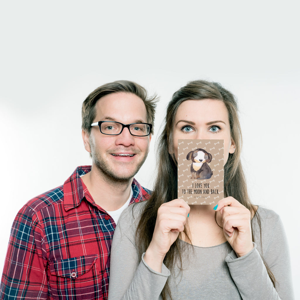 Postkarte Hund entspannt Geschenkkarte, Grußkarte, Karte, Einladung, Ansichtskarte, Geburtstagskarte, Einladungskarte, Dankeskarte, Hund, Hundemotiv, Haustier, Hunderasse, Tierliebhaber, Hundebesitzer, Sprüche, schwarzer Hund, Hundeliebe, Liebe, Hundeglück