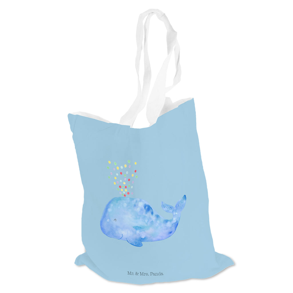 Tragetasche Wal Konfetti Beuteltasche, Beutel, Einkaufstasche, Jutebeutel, Stoffbeutel, Meerestiere, Meer, Urlaub, Wal, Konfetti, Wale, Motivation, Neuanfang, Trennung, Diät, Abnehmen, Neustart, Lebensabschnitt, Geburtstag