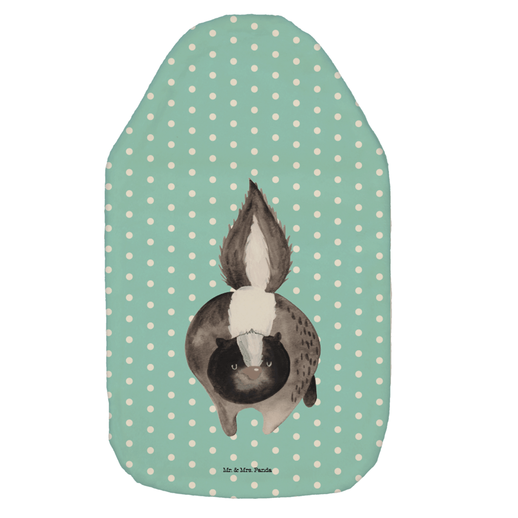 Wärmflasche Stinktier Angriff Wärmekissen, Kinderwärmflasche, Körnerkissen, Wärmflaschenbezug, Wärmflasche mit Bezug, Stinktier, Skunk, Wildtier, Raubtier, Stinker, Stinki, wütend, Drohung