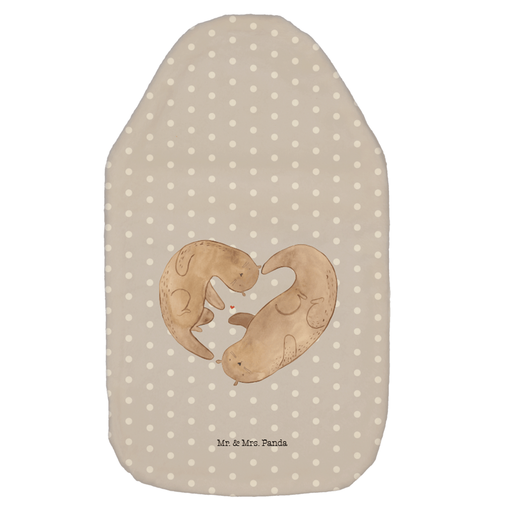 Wärmflasche Otter Herz Wärmekissen, Kinderwärmflasche, Körnerkissen, Wärmflaschenbezug, Wärmflasche mit Bezug, Otter, Fischotter, Seeotter, Liebe, Herz, Liebesbeweis, Liebesgeschenk, Bessere Hälfte, Love you, Jahrestag, Hochzeitstag, Verlobung, gemeinsames Leben