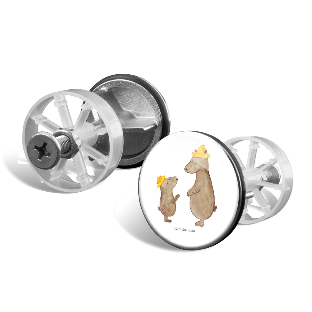 Waschbecken Stöpsel Bären mit Hut Abflussstöpsel, Stöpsel, Waschbecken, Ablaufgarnitur, Waschbecken Stopfen, Familie, Vatertag, Muttertag, Bruder, Schwester, Mama, Papa, Oma, Opa, Bär, Bären, Vater, Papi, Paps, Dad, Daddy, Lieblingsmensch, Sohn, Söhne, Kind, Kinder, Vater-Sohn, Family, Vorbild