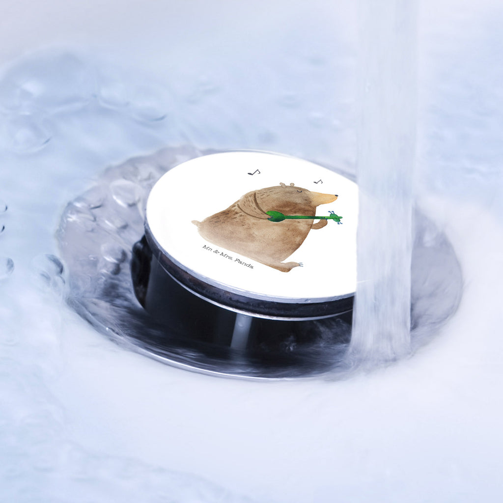Waschbecken Stöpsel Bär Gitarre Abflussstöpsel, Stöpsel, Waschbecken, Ablaufgarnitur, Waschbecken Stopfen, Bär, Teddy, Teddybär