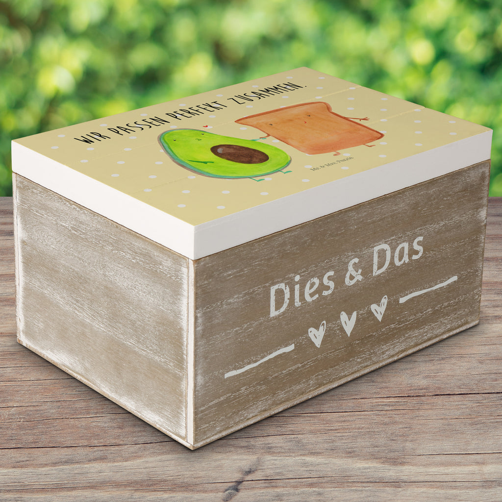 Holzkiste Avocado + Toast Holzkiste, Kiste, Schatzkiste, Truhe, Schatulle, XXL, Erinnerungsbox, Erinnerungskiste, Dekokiste, Aufbewahrungsbox, Avocado, Veggie, Vegan, Gesund, Toast, Toastbrot, Liebespaar, Pärchen, Freund, Freundin, Verlobt, Verlobungsparty, Hochzeit, Hochzeitsgeschenk, Jahrestag, Jahrestagsgeschenk