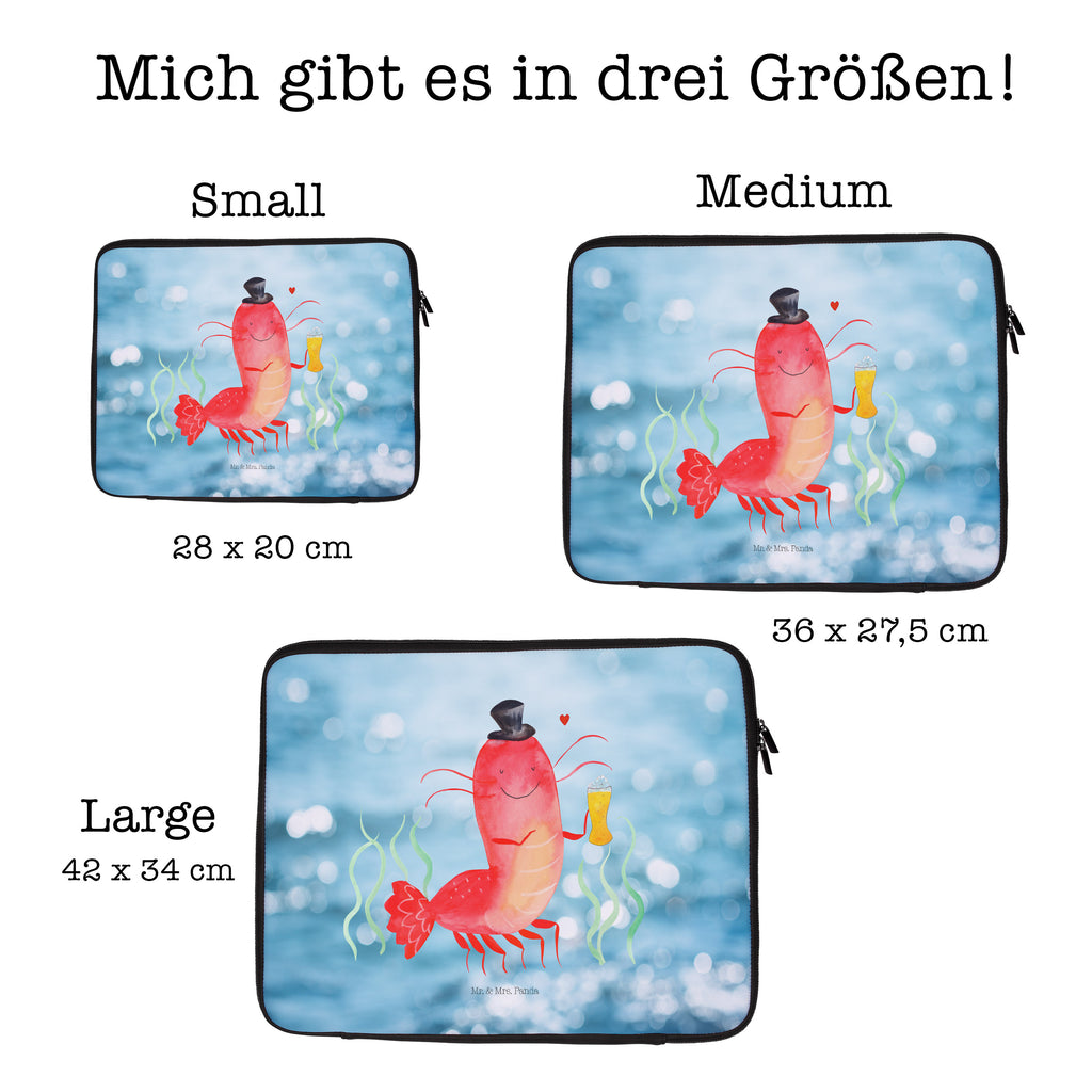 20 x 28 Notebook Tasche  Hummer mit Weizen Notebook Tasche, Laptop, Computertasche, Tasche, Meerestiere, Meer, Urlaub, Garnele, Garnelen, Bier, Kochen, Männerhaushalt, Junggeselle, Junggesellin, Bierliebhaber, Kneipe, Gasthaus, Wirtschaft