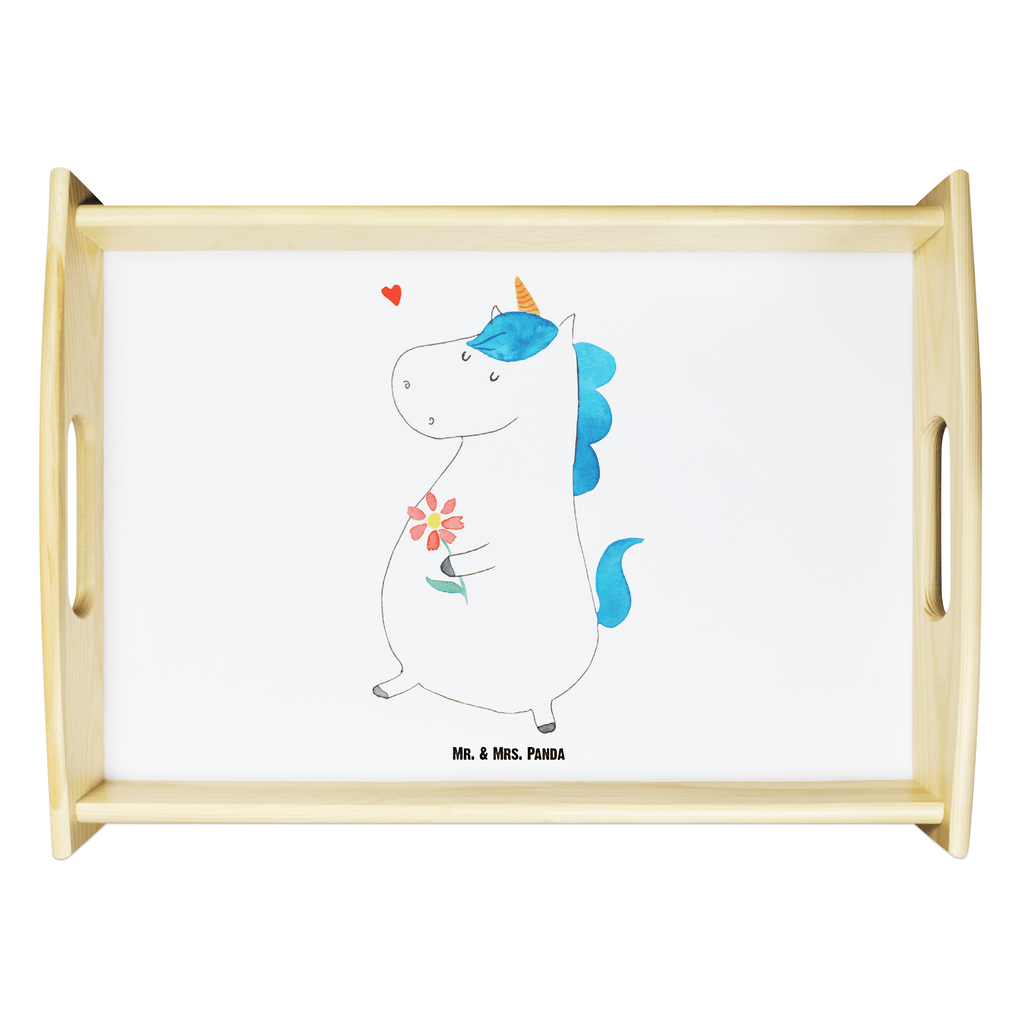 Serviertablett Einhorn Spaziergang Tablett, Holztablett, Küchentablett, Dekotablett, Frühstückstablett, Einhorn, Einhörner, Einhorn Deko, Pegasus, Unicorn, Glitzer, Blumen, Spaziergang, Motivation, Gute Laune, Freude, Freundin, Mutter, Schwester