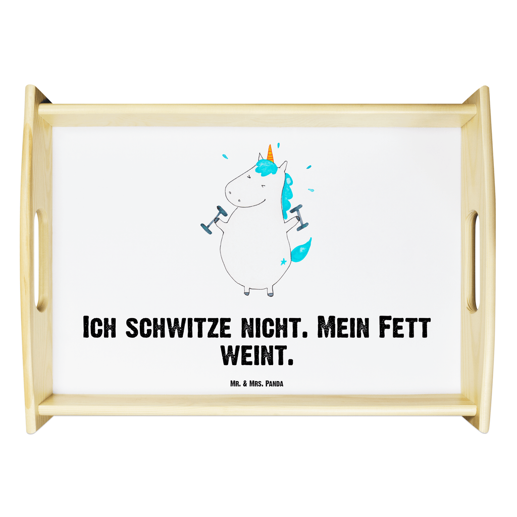 Serviertablett Einhorn Fitness Tablett, Holztablett, Küchentablett, Dekotablett, Frühstückstablett, Einhorn, Einhörner, Einhorn Deko, Pegasus, Unicorn, Gym, Fitness, Fitnessstudio, Diät, Abnehmen, Sport, Pumpen, Geräte, Sixpack