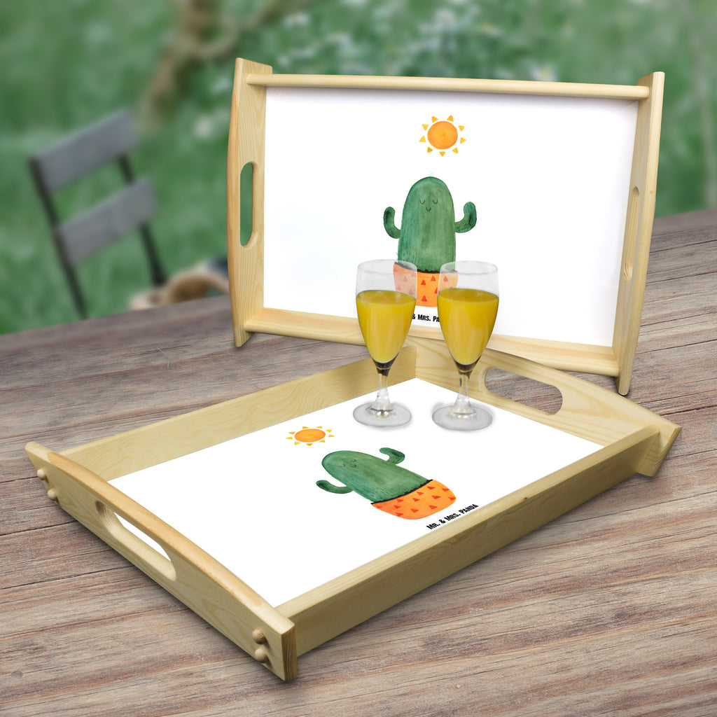Serviertablett Kaktus Sonnenanbeter Tablett, Holztablett, Küchentablett, Dekotablett, Frühstückstablett, Kaktus, Kakteen, Liebe Kaktusliebe, Sonne, Sonnenschein, Glück, glücklich, Motivation, Neustart, Trennung, Ehebruch, Scheidung, Freundin, Liebeskummer, Liebeskummer Geschenk, Geschenkidee