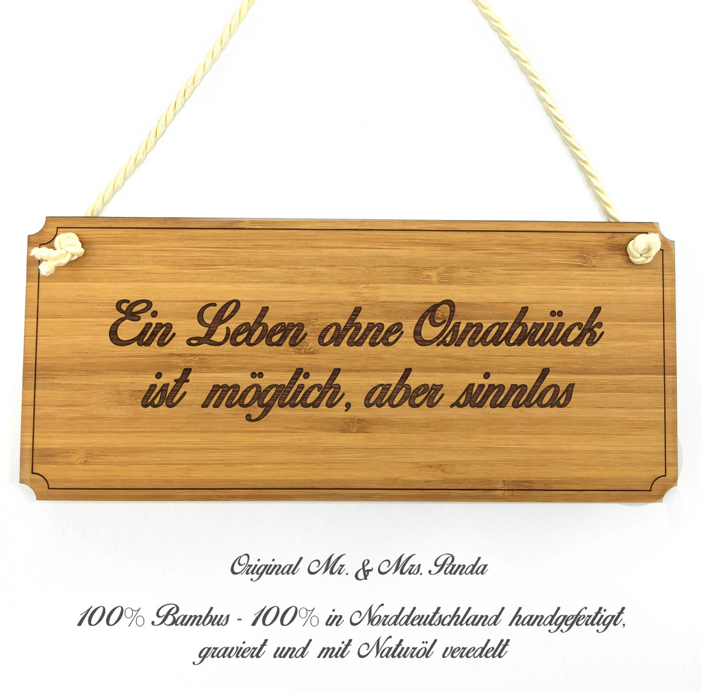 Türschild Classic Schild Osnabrück Dekoschild, Schild, Wanddeko, Werbeschild, Holzschild, Reklameschild, Türschild, Küchenschild, Wandschild, Holztafel, Motivschild, Spruchschild, Landhaus, Shabby, graviert