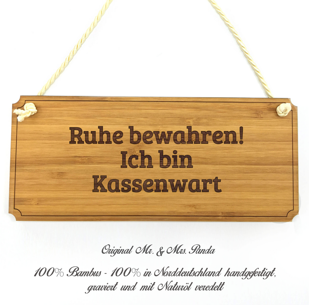 Türschild Classic Schild Kassenwart Dekoschild, Schild, Wanddeko, Werbeschild, Holzschild, Reklameschild, Türschild, Küchenschild, Wandschild, Holztafel, Motivschild, Spruchschild, Landhaus, Shabby, graviert