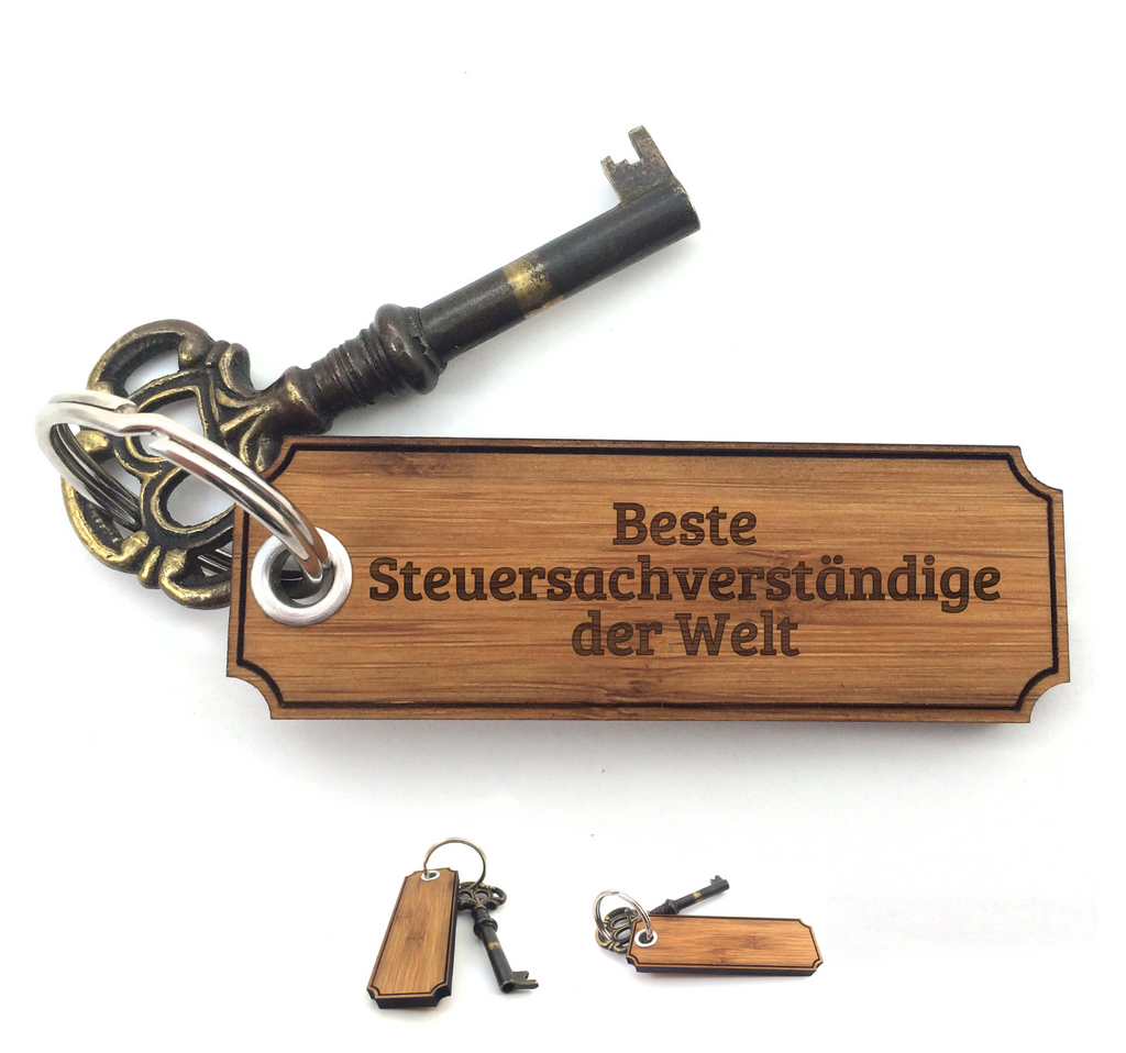 Schlüsselanhänger Classic Gravur Steuersachverständige Schlüsselanhänger, Anhänger, Taschenanhänger, Glücksbringer, Geschenke, Schenken, Gravur