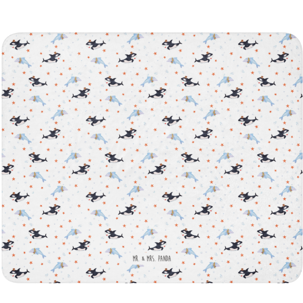 Sherpa Kuscheldecke Orca Zylinder Meerestiere, Meer, Urlaub, Narwal, Glitter, Konfetti, Glitzer, Geburtstag, Feier, Fete, Fest, Glückwunsch, Orca