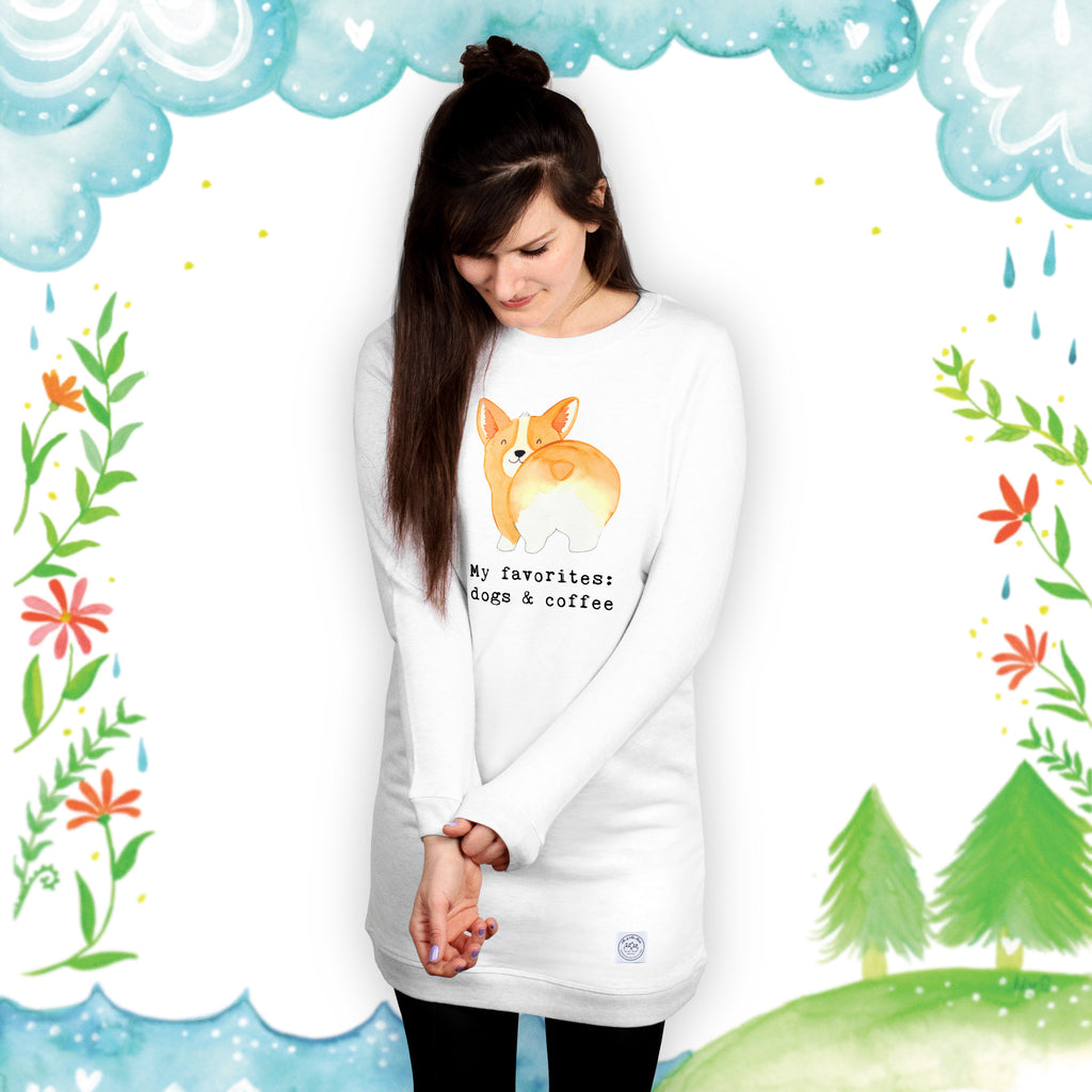 Größe S Kleid Corgi Po Sweater Kleid Kleid, Winterkleid, Langarm Kleid, Baumwollkleid, Stoffkleid, Sweatkleid, Hund, Hundemotiv, Haustier, Hunderasse, Tierliebhaber, Hundebesitzer, Sprüche