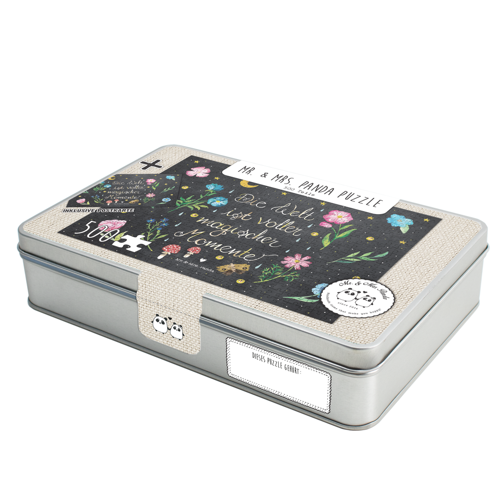 551 Teile Puzzle Magische Welt Puzzle 551, puzzeln, Legespiel, Puzzlespiel, Blumen Deko, Frühlings Deko, Sommer Deko, Dekoration, positive Botschaft, Naturliebhaber, Outdoor, Natur, Abenteuer, Magische Momente, Spruch schön, Spruch positiv, Motivation, schwarz, magisch, Blumen, Nacht, Weisheit