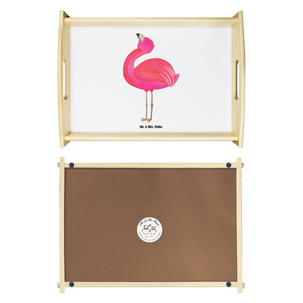 Serviertablett Flamingo stolz Flamingo, stolz, Freude, Selbstliebe, Selbstakzeptanz, Freundin, beste Freundin, Tochter, Mama, Schwester, Tablett, Holztablett, Küchentablett, Dekotablett, Frühstückstablett  Flamingo