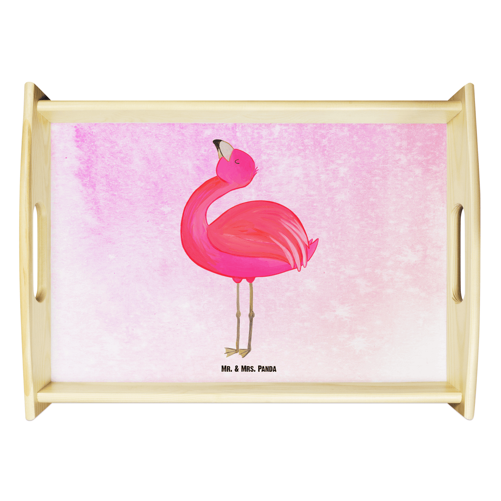Serviertablett Flamingo stolz Flamingo, stolz, Freude, Selbstliebe, Selbstakzeptanz, Freundin, beste Freundin, Tochter, Mama, Schwester, Tablett, Holztablett, Küchentablett, Dekotablett, Frühstückstablett  Flamingo