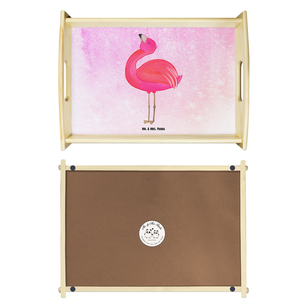 Serviertablett Flamingo stolz Flamingo, stolz, Freude, Selbstliebe, Selbstakzeptanz, Freundin, beste Freundin, Tochter, Mama, Schwester, Tablett, Holztablett, Küchentablett, Dekotablett, Frühstückstablett  Flamingo