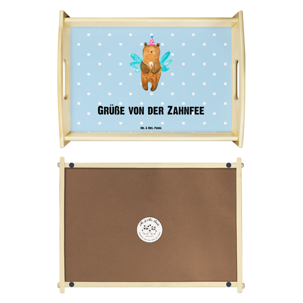 Serviertablett Zahnfee Bär Tablett, Holztablett, Küchentablett, Dekotablett, Frühstückstablett, Bär, Teddy, Teddybär, Zahnfee, Fee, Milchzahn, Erster Zahn