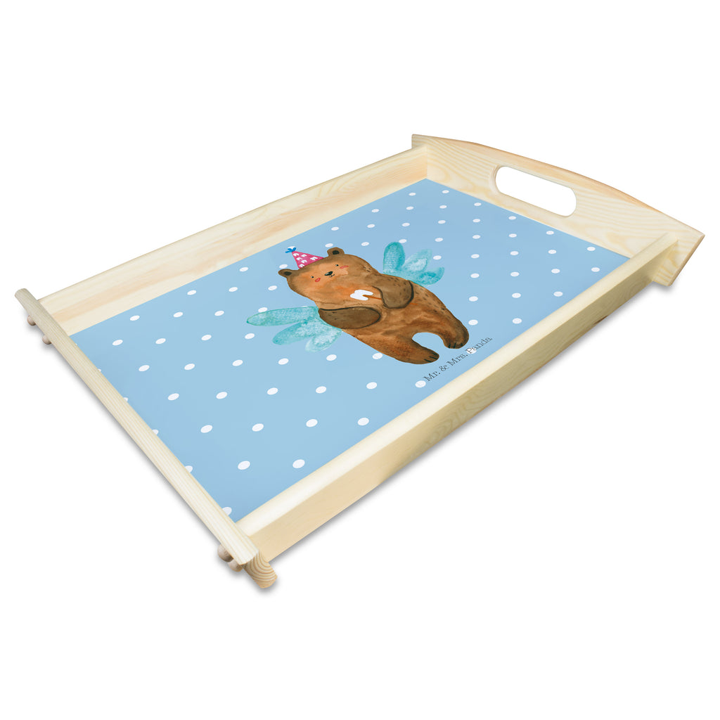 Serviertablett Zahnfee Bär Tablett, Holztablett, Küchentablett, Dekotablett, Frühstückstablett, Bär, Teddy, Teddybär, Zahnfee, Fee, Milchzahn, Erster Zahn