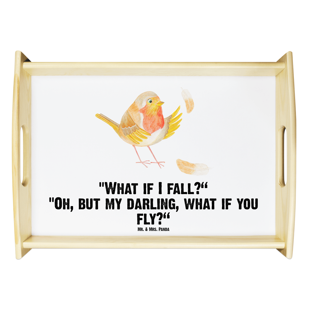 Serviertablett Rotkehlchen mit Federn What if i fall, Rotkehlchen, Spruch Motivation, Spruch Mut, Vogel, Motivation Sprüche, Motivationsbilder, fliegen  Tablett, Holztablett, Küchentablett, Dekotablett, Frühstückstablett  süße Tiermotive, gute Laune, lustige Sprüche, Tiere